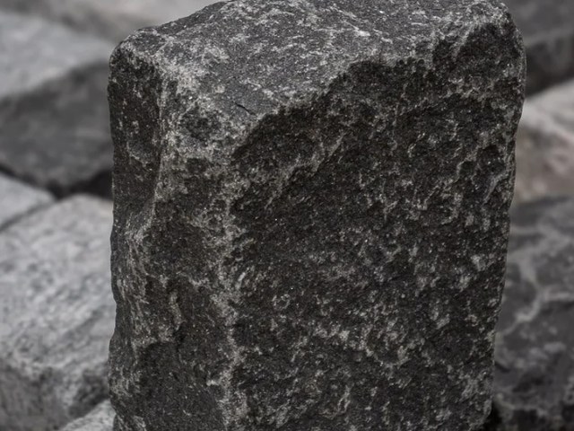 Jumbo · Black granite Belgian block