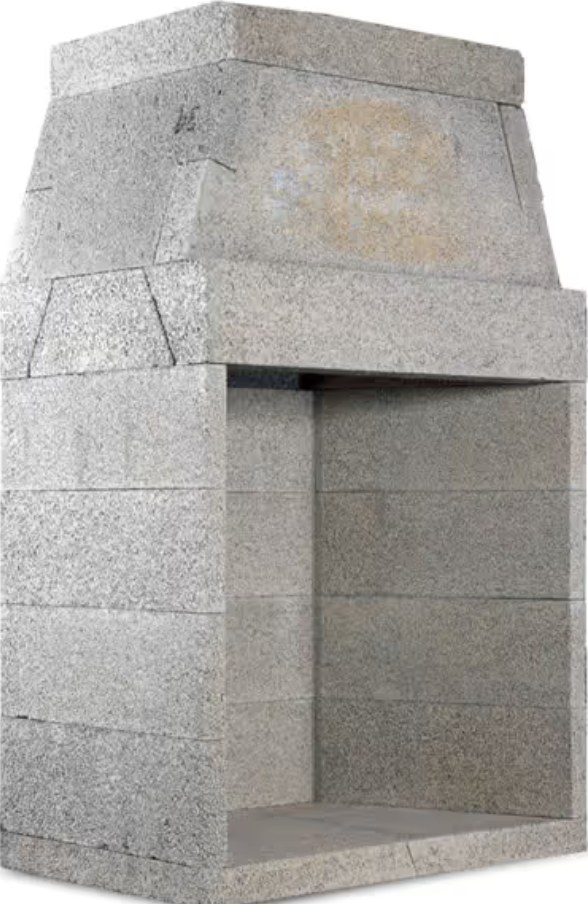 Isokern modular pumice fireplace unit