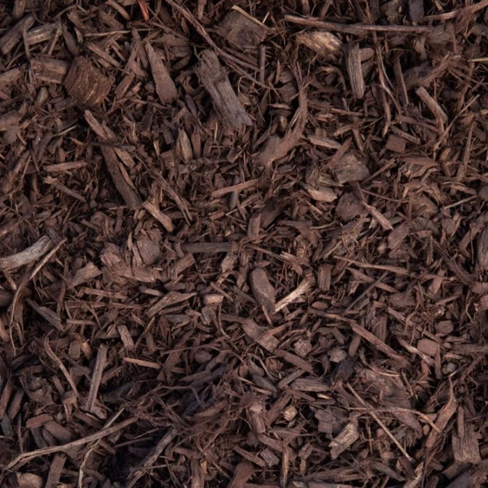Brown mulch
