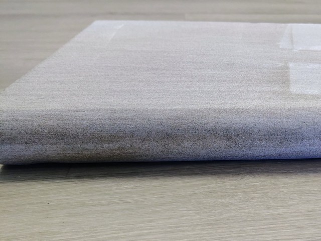 Indiana limestone tread with bullnose edge
