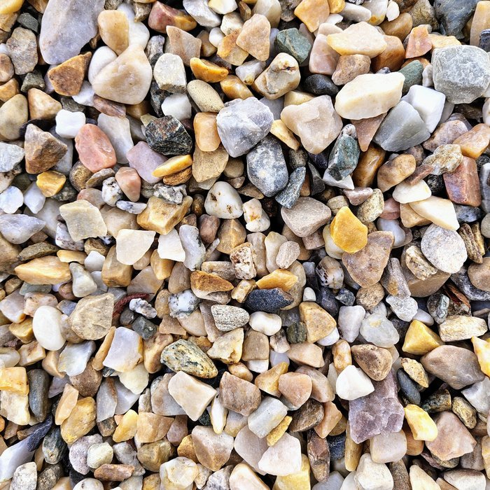 1 inch tan decorative stone