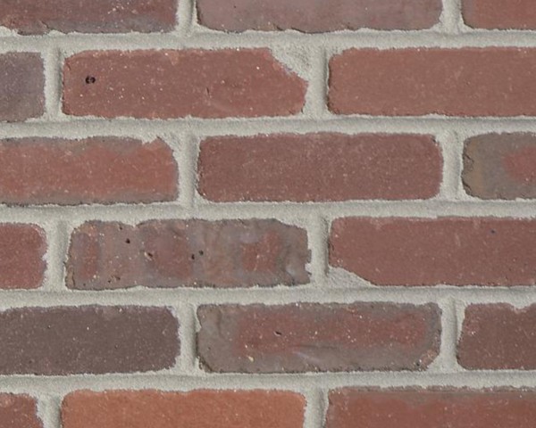 General Shale Old Brick Originals thin brick in Schoolhouse
